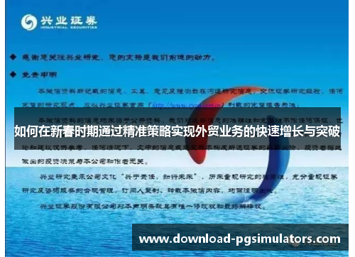如何在新春时期通过精准策略实现外贸业务的快速增长与突破